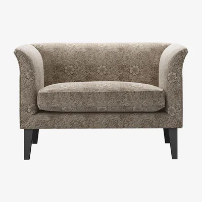Sofa.com Fingal Loveseat in Marigold Velvet Iron