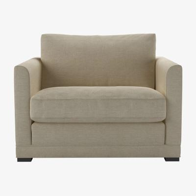 Sofa.com Aissa Loveseat in Pampas Hygge Smart Linen