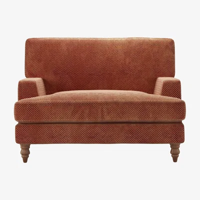 Sofa.com Isla Loveseat in Pomegranate Bubble Velvet