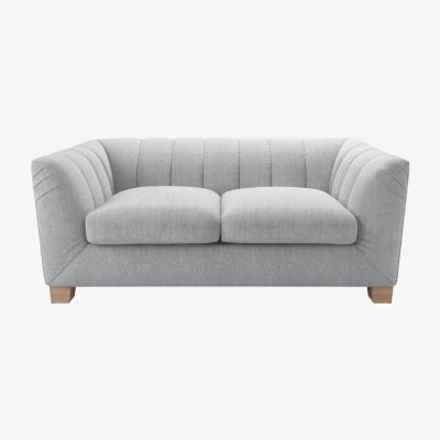 Sofa.com Albie 2 Seat Sofa in Goodwin Grey Sandgate - sofa.com