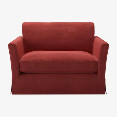 Sofa.com Otto Loveseat in Indian Summer Easy Cotton