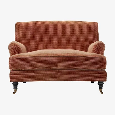 Sofa.com Bluebell Loveseat in Pomegranate Bubble Velvet