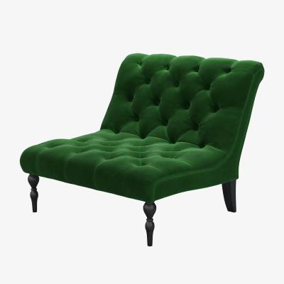 Sofa.com Claude Loveseat in Putting Green Aquaclean Clever Velvet