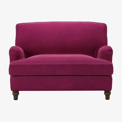 Sofa.com Bluebell Loveseat Sofa Bed in Persian Rose Smart Velvet