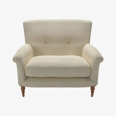 Sofa.com Alderney Loveseat in Pampas Hygge Smart Linen