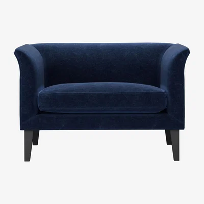 Sofa.com Fingal Loveseat in Port Royal Aquaclean Clever Chenille