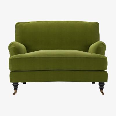 Sofa.com Bluebell Loveseat (breaks down) in Vine Leaf Organic Smart Cotton