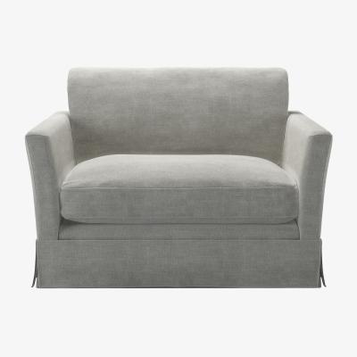 Sofa.com Otto Loveseat in Fog Aquaclean Clever Chenille