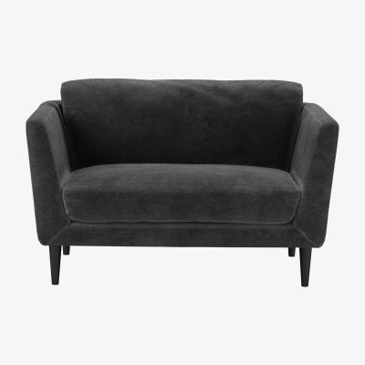 Sofa.com Holly Loveseat in Raven Speckled Chenille