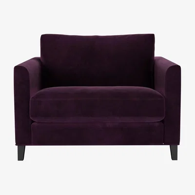 Sofa.com Izzy Loveseat in Damson Smart Velvet