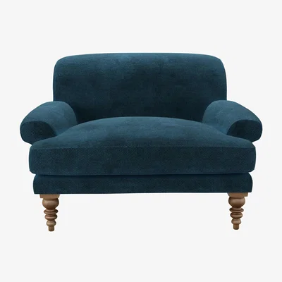 Sofa.com Saturday Loveseat in Mineral Mist Speckled Chenille