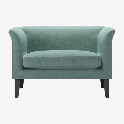 Sofa.com Fingal Loveseat in Sea Spray Aquaclean Clever Chenille