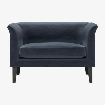 Sofa.com Fingal Loveseat in Skyfall Cotton Matt Velvet