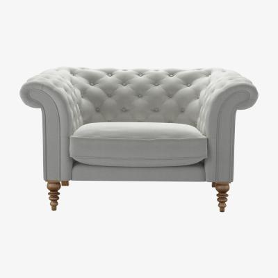 Sofa.com Oscar Loveseat in Wishing Well Organic Smart Cotton