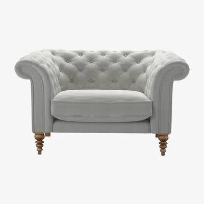 Sofa.com Oscar Loveseat in Wishing Well Organic Smart Cotton