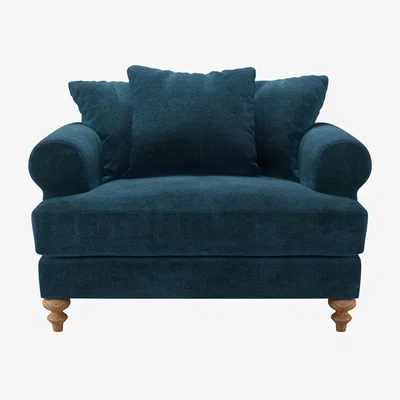 Sofa.com Teddy Loveseat in Mineral Mist Speckled Chenille