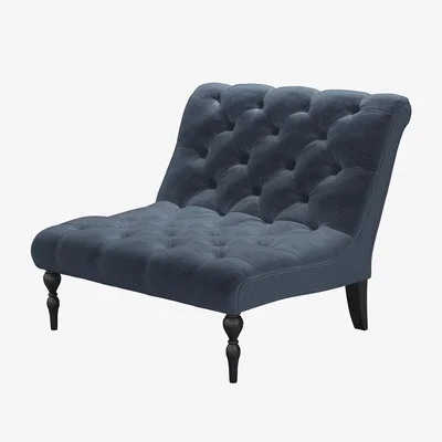 Sofa.com Claude Loveseat in Skyfall Cotton Matt Velvet