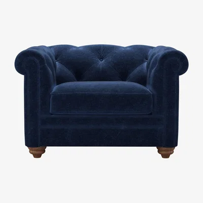 Sofa.com Patrick Loveseat in Port Royal Aquaclean Clever Chenille