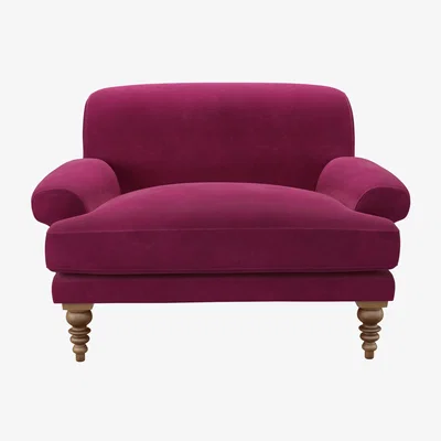 Sofa.com Saturday Loveseat in Persian Rose Smart Velvet
