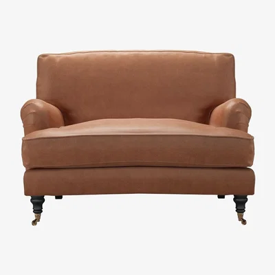 Sofa.com Bluebell Loveseat (breaks down) in Cognac Grain Leather - sofa.com