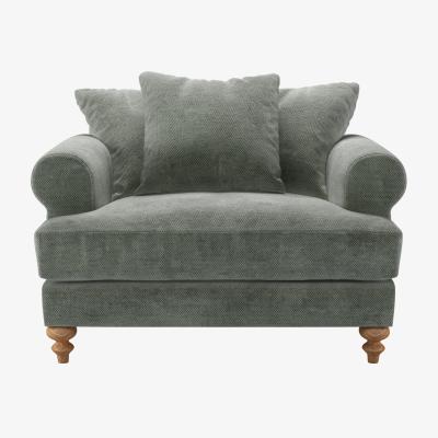 Sofa.com Teddy Loveseat in Moonstone Speckled Chenille