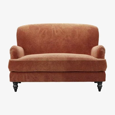 Sofa.com Snowdrop Loveseat in Pomegranate Bubble Velvet
