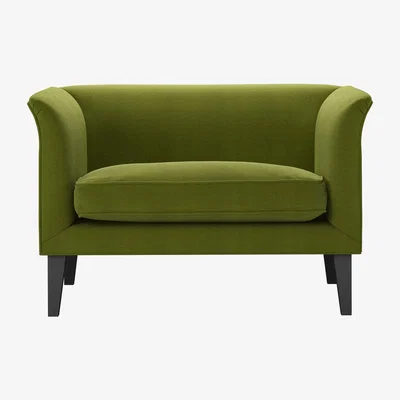 Sofa.com Fingal Loveseat in Vine Leaf Organic Smart Cotton