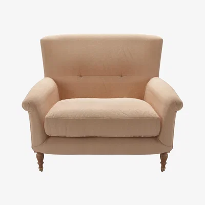 Sofa.com Alderney Loveseat in Rosewater Organic Smart Cotton