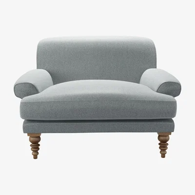 Sofa.com Saturday Loveseat in Cirrus Smart Slubby Cotton - sofa.com