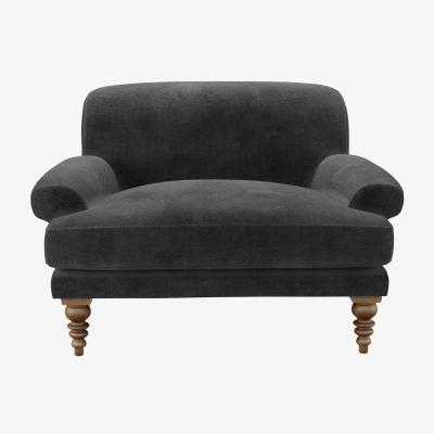 Sofa.com Saturday Loveseat in Raven Speckled Chenille