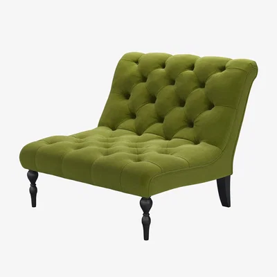 Sofa.com Claude Loveseat in Vine Leaf Organic Smart Cotton