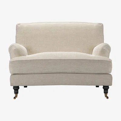 Sofa.com Bluebell Loveseat in Jasmine Silky Jacquard Weave