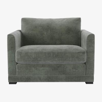 Sofa.com Aissa Loveseat in Moonstone Speckled Chenille