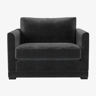 Sofa.com Aissa Loveseat in Armour Smart Velvet - sofa.com