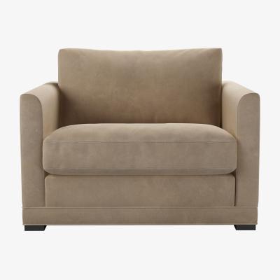 Sofa.com Aissa Loveseat in Fawn Aquaclean Clever Velvet