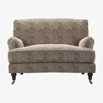 Sofa.com Bluebell Loveseat (breaks down) in Marigold Velvet Iron