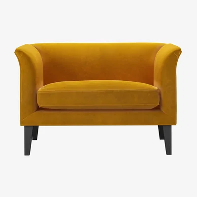 Sofa.com Fingal Loveseat in Amber Smart Velvet - sofa.com