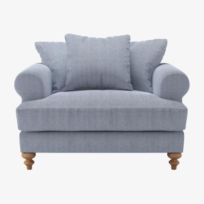 Sofa.com Nearly New Teddy Loveseat in Uniform House Herringbone Weave - sofa.com