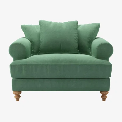Sofa.com Teddy Loveseat in Celadon Easy Cotton