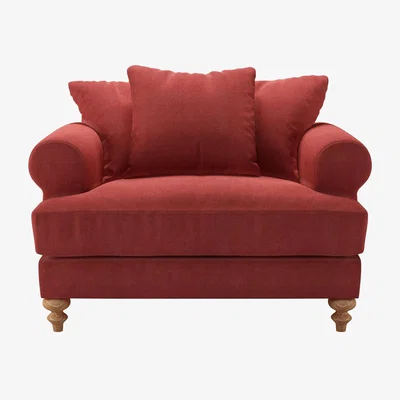 Sofa.com Teddy Loveseat in Indian Summer Easy Cotton