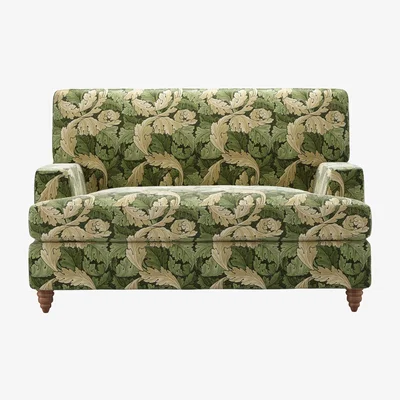 Sofa.com Isla Loveseat Sofa Bed in Acanthus Velvet Nettle
