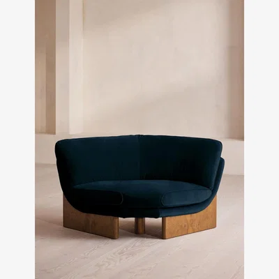 Soho Home Tellis Corner Module, Velvet, Royal Blue
