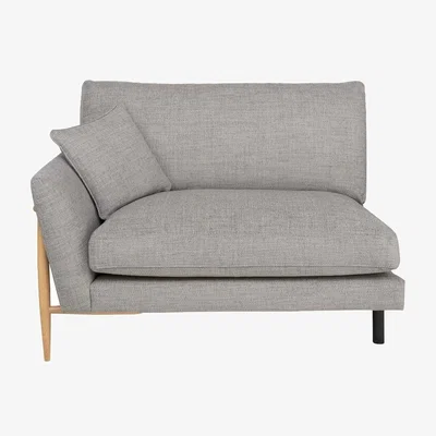 Woods Furniture Forli Snug - Left Hand Facing - Forli Snuggler Left Hand Facing Arm in Leather