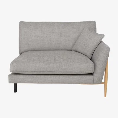 Woods Furniture Forli Snug - Right Hand Facing - Forli Snuggler Right Hand Facing Arm in Leather