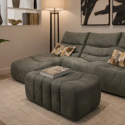 Arighi Bianchi Napoli Small Rectangular Ottoman