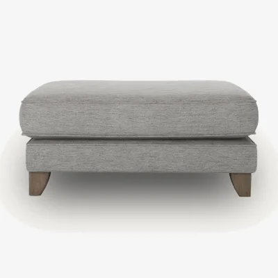 Arighi Bianchi Columbine Footstool, Grey