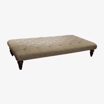 Arighi Bianchi Tetrad Harris Tweed Bowmore Footstool