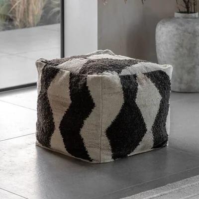 Arighi Bianchi Visby Monochrome Pouffe