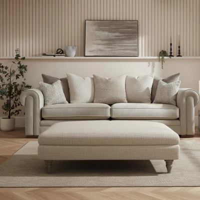 Arighi Bianchi Somersby Large Square Footstool