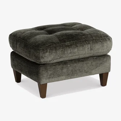 Barker and Stonehouse Lindisfarne Stool, Green Fabric | Barker & Stonehouse